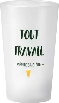 gobelet Bière Travail
