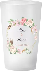 gobelet Mariage Couronne de Roses