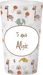 gobelet Anniversaire Girafe