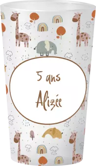 gobelet Anniversaire Girafe