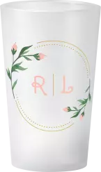 gobelet Mariage Initiales Tulipes