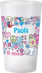 gobelet Anniversaire Hippie