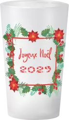 gobelet Noël houx