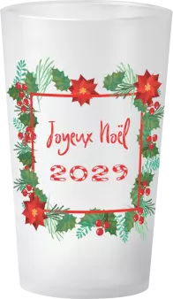gobelet Noël houx