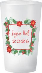gobelet Noël houx