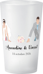 gobelet Mariage Amandine & Vincent