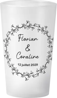 gobelet Mariage Noir & Blanc