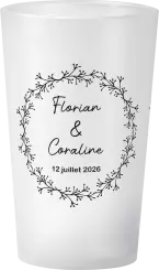 gobelet Mariage Noir & Blanc