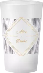 gobelet Mariage Déco Chic Sobre