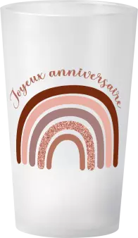 gobelet Anniversaire Arc-en-ciel