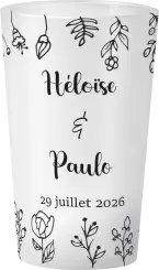 gobelet Mariage Sers toi en verre