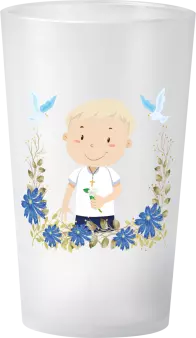 gobelet Communion Garçon Bleu
