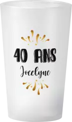 gobelet Anniversaire Party Or