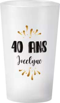 gobelet Anniversaire Party Or