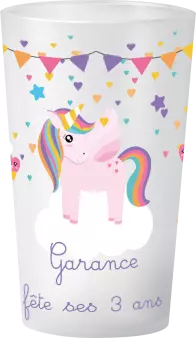 gobelet Anniversaire licorne pony