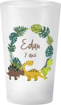 gobelet Anniversaire Feuilles & Dinosaures