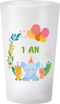 gobelet Anniversaire Animaux Colore