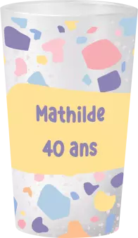 gobelet Anniversaire Terrazzo