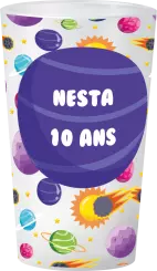 gobelet Anniversaire Galaxie