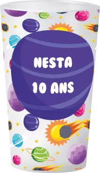 gobelet Anniversaire Galaxie