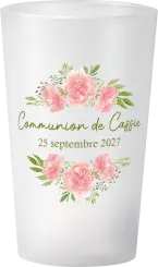 gobelet Communion Fleurs Aquarelle