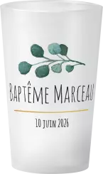 gobelet Bapteme eucalyptus