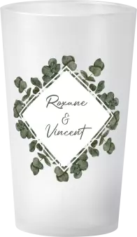 gobelet Mariage Cadre Eucalyptus