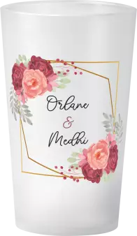 gobelet Mariage Aquarelle Bordeaux Photo