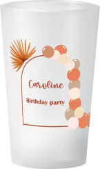 gobelet Anniversaire Terracotta Champêtre