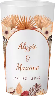 gobelet Mariage Arche Pampa