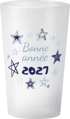 gobelet Réveillon étoiles bleues