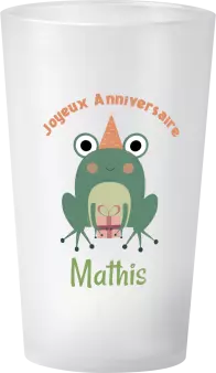 gobelet Anniversaire Grenouille