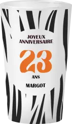 gobelet Anniversaire Imprimé Tigre