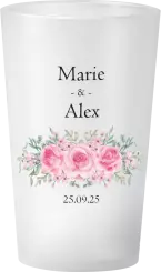 gobelet Mariage Roses