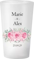 gobelet Mariage Roses