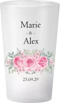 gobelet Mariage Roses