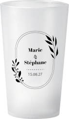 gobelet Mariage Cadre Floral