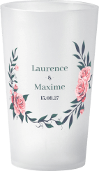gobelet Mariage Couronne Fleurs