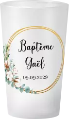 gobelet Bapteme Coton Or