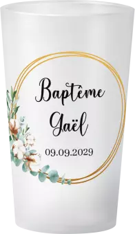 gobelet Bapteme Coton Or