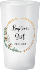 gobelet Bapteme Coton Or