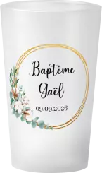 gobelet Bapteme Coton Or