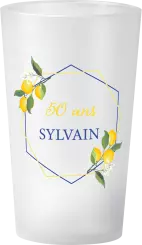 gobelet Anniversaire Citron