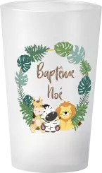 gobelet Baptême Noé jungle photo