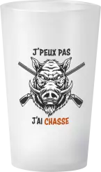 gobelet J'peux pas j'ai chasse