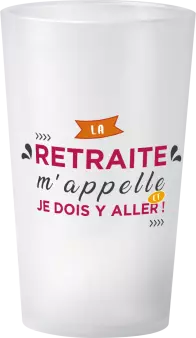 gobelet La retraite m'appelle