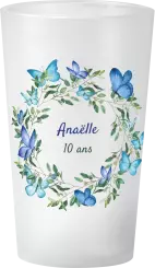 gobelet Anniversaire Papillons Aquarelle