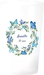 gobelet Anniversaire Papillons Aquarelle