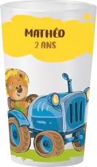 gobelet Anniversaire Tracteur Ourson