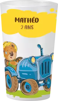gobelet Anniversaire Tracteur Ourson